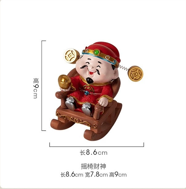 Caishen kinetic desk ornament product detail