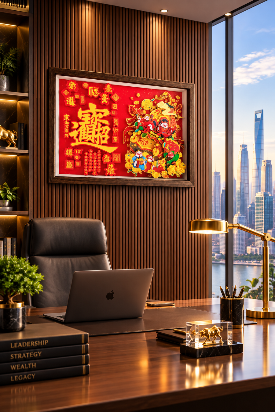 Commercial CEO Office Prosperity Display