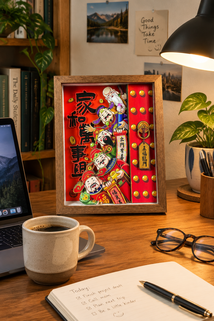 Everyday Men's Home Office Desk Setup