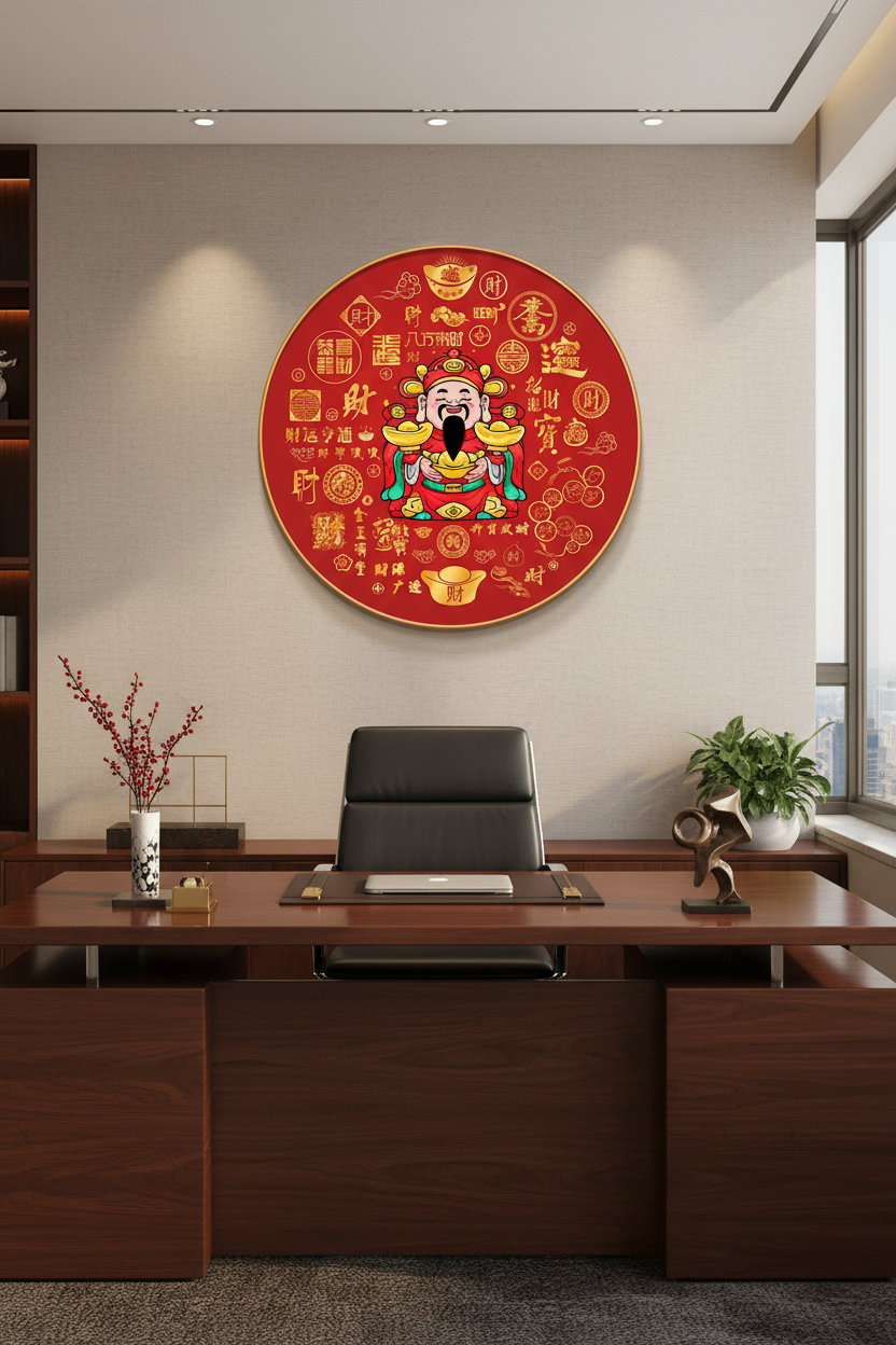 Executive office background mockup