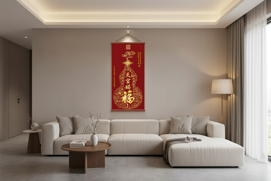 Living room scene mockup