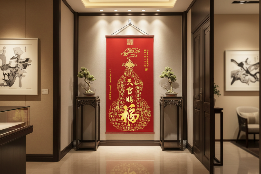 Boutique gallery showroom mockup